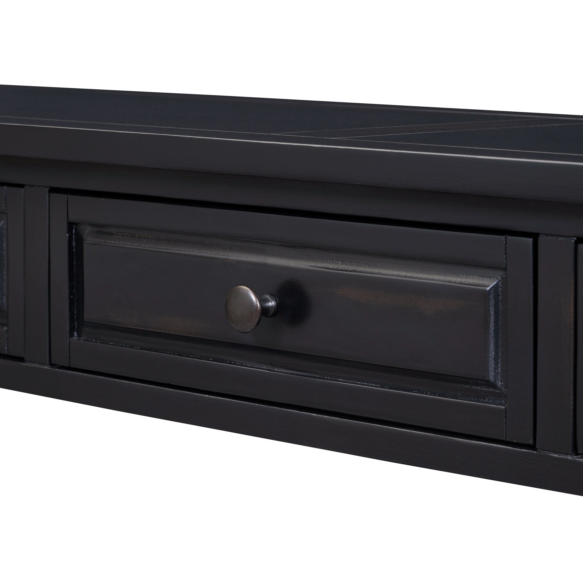 Console Table 63" with Drawers and Shelf