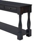 Console Table 63" with Drawers and Shelf