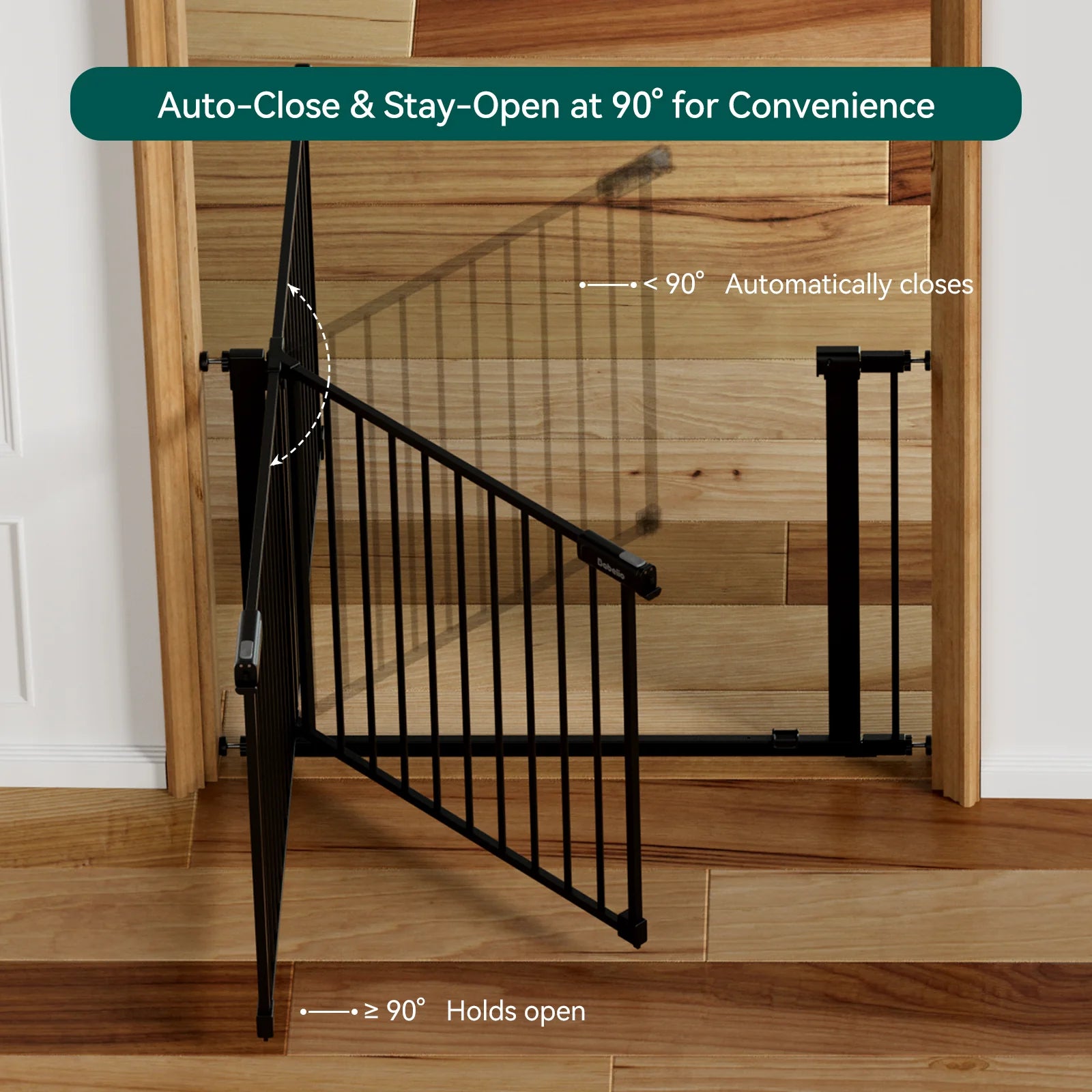 Baby Gate by Babelio - PressGuard Ⅱ | Pressure-Mounted Safety Gate