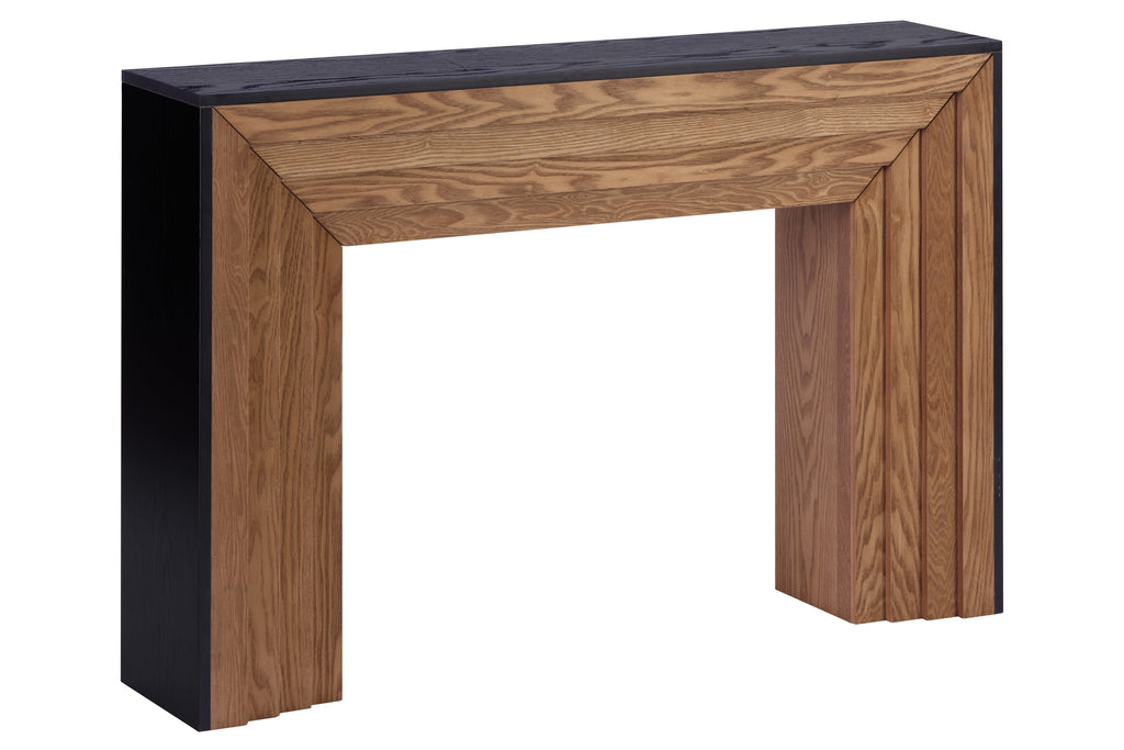 Console Table in two-tone Fir Wood