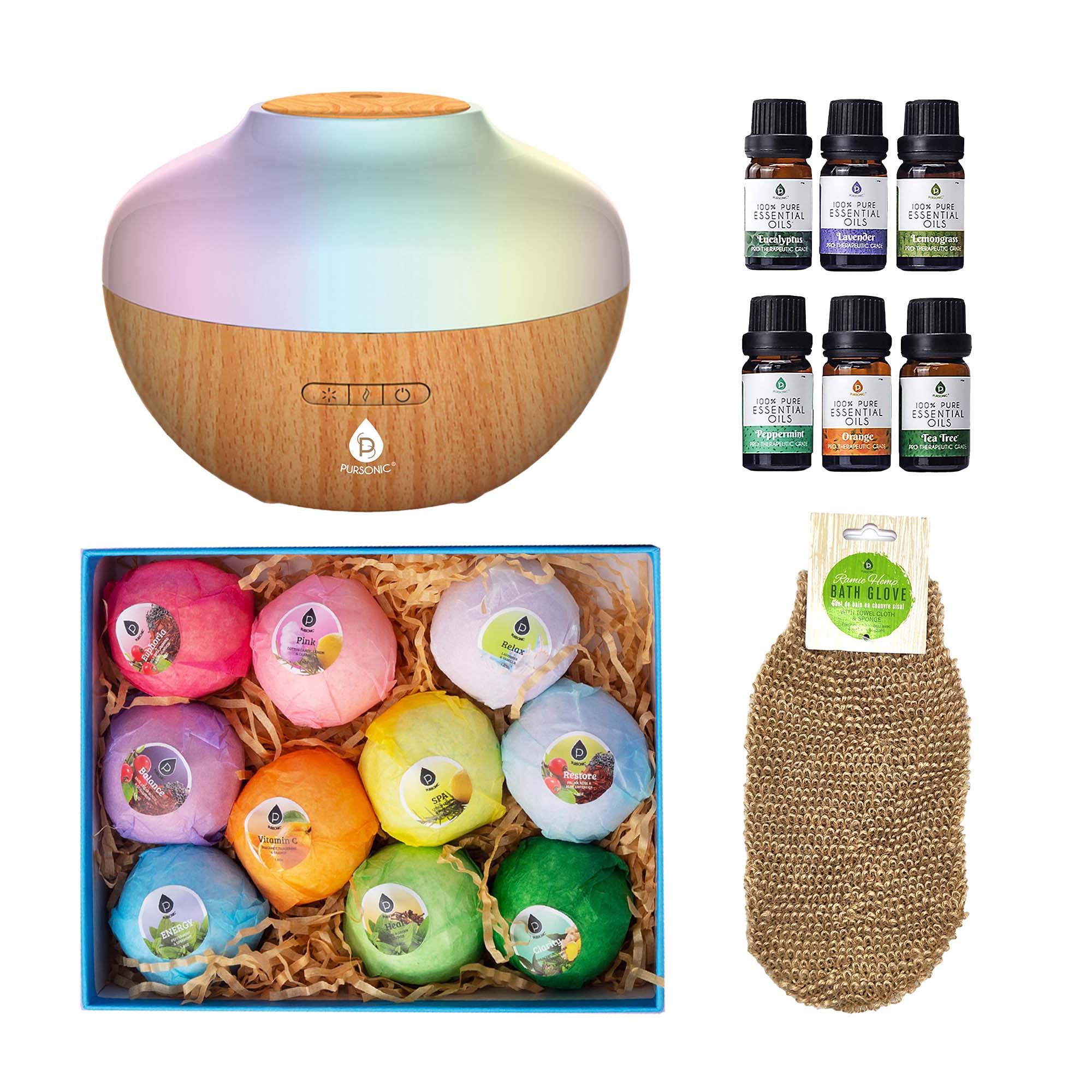 Bath & Aromatherapy Bundle by Pursonic