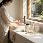 Foaming Bathroom Set 4-Piece Recycled Eco-Clay by BosilunLife