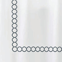 Clean Design Home® Savoy Embroidery Shower Curtain