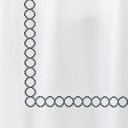 Clean Design Home® Savoy Embroidery Shower Curtain