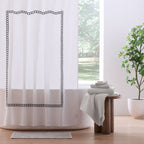 Clean Design Home® Savoy Embroidery Shower Curtain