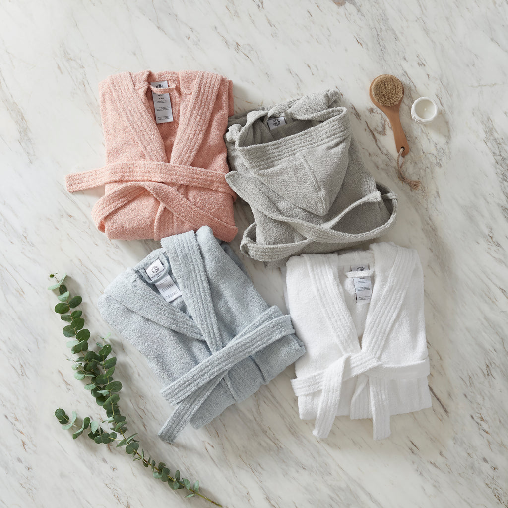 Clean Design Home® Terry Hood Robe-Youth