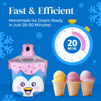 Electric Ice Cream Maker for Kids by Cooler Kitchen