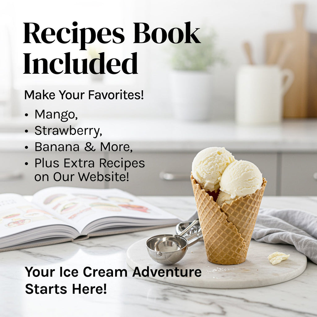 Electric Ice Cream Maker for Kids by Cooler Kitchen