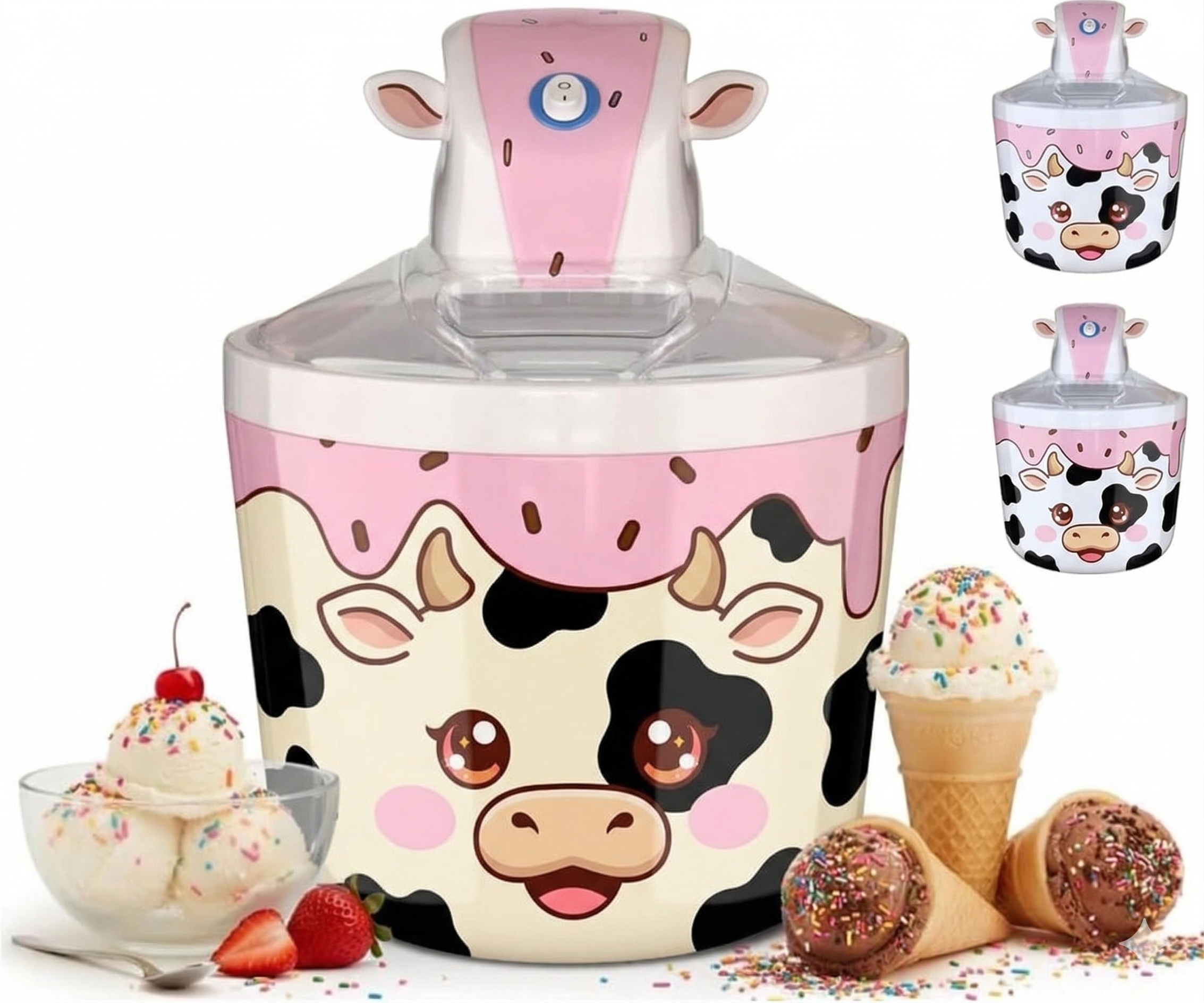 Electric Ice Cream Maker for Kids by Cooler Kitchen