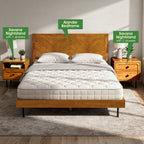 Savana Solid Wood Single-Drawer Nightstand