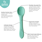 Silicone Spoon Set by Mason Bottle