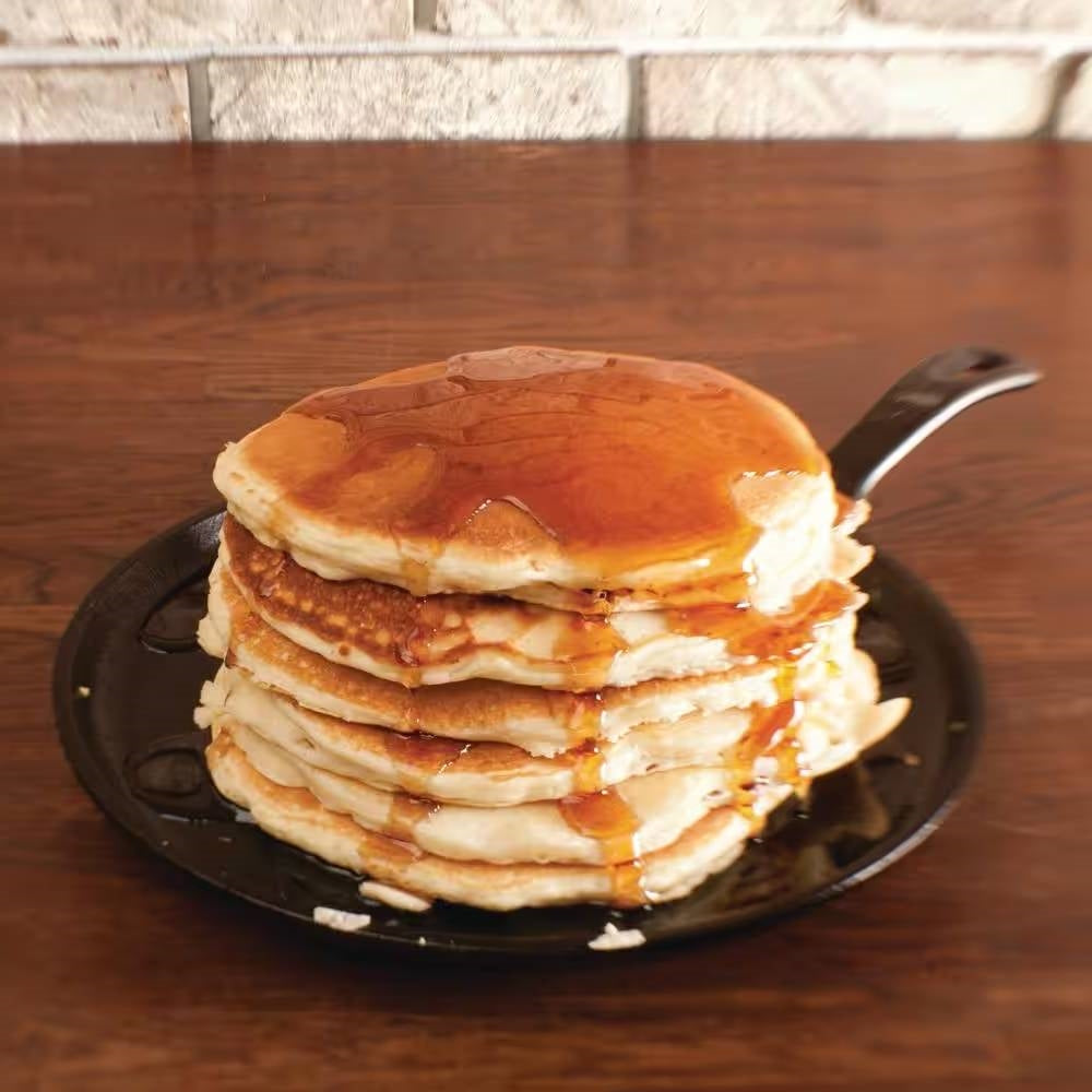 10.5 inch Round Pre-Seasoned Cast Iron Skillet by HomePacific