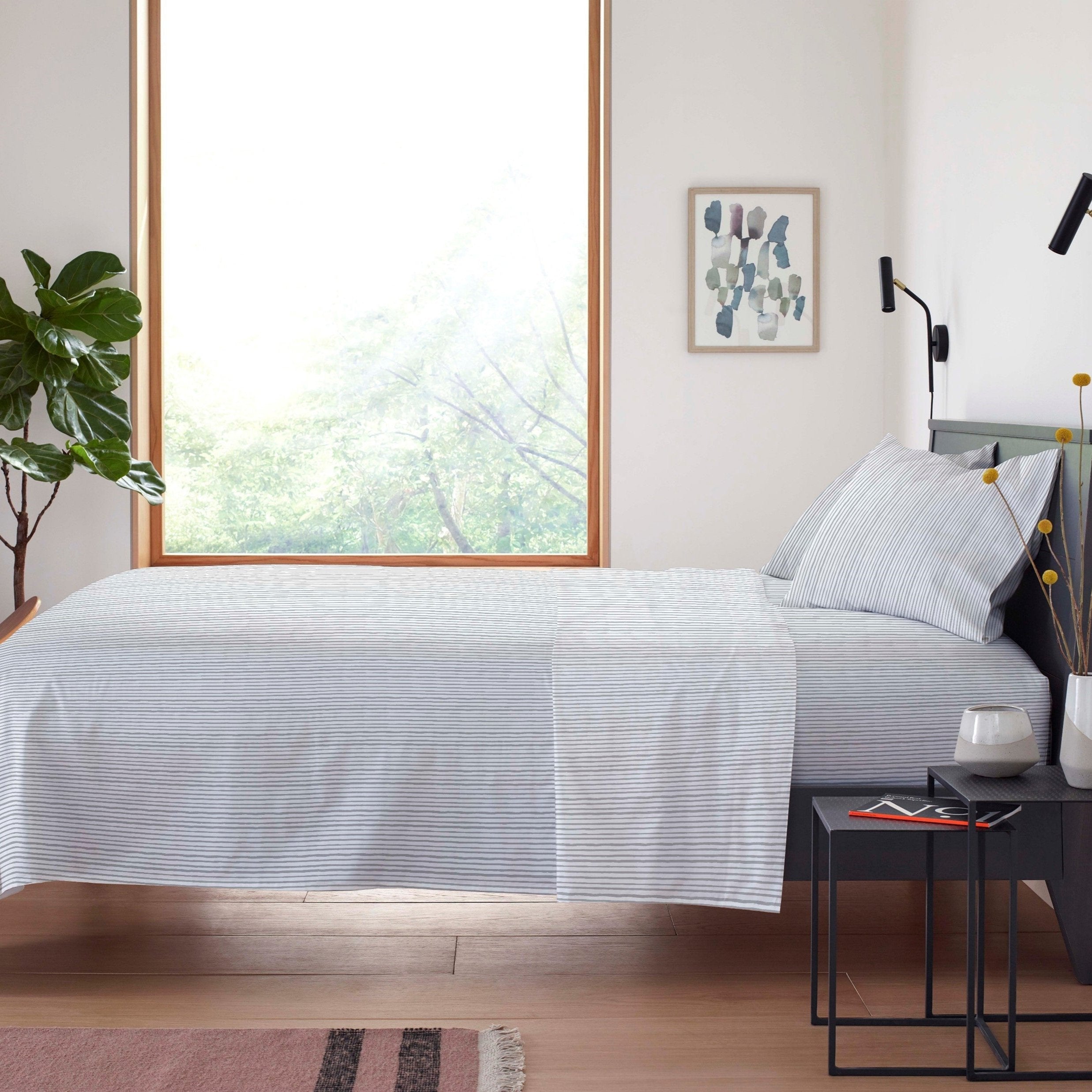 Clean Design Home® 100% Cotton Sheet Set-Birch Linen
