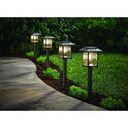 Bronze Solar LED Light Outdoor Path Lighting, 4 pack