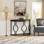 Modern 43-inch Half Moon Accent Console Table