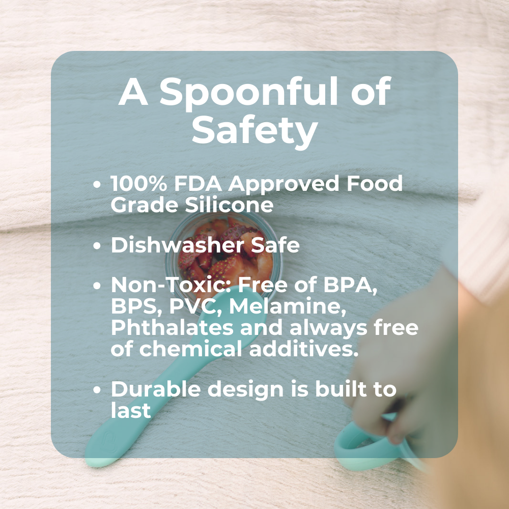 Silicone Spoon Set by Mason Bottle