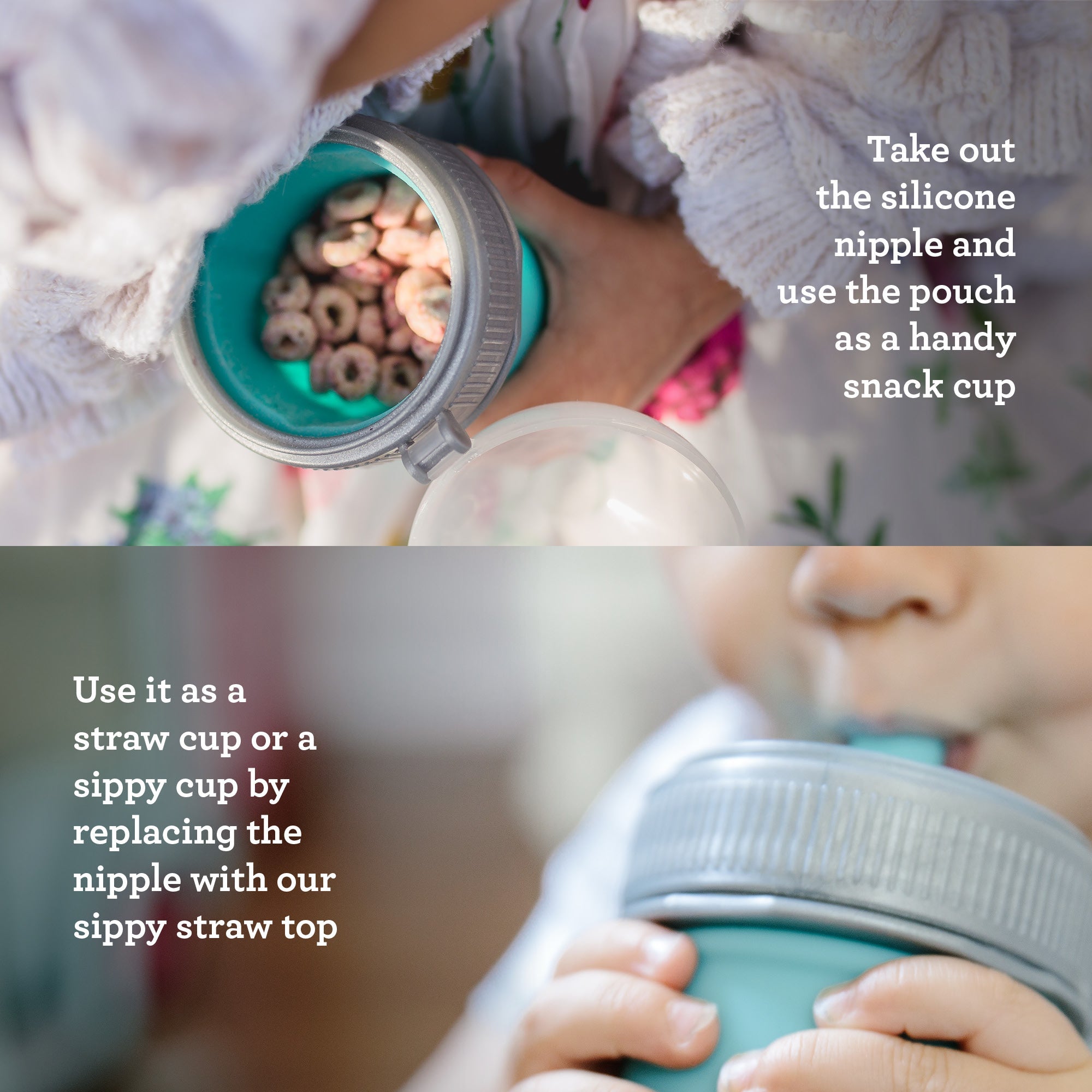 Silicone Baby Bottle by Mason Bottle