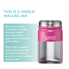Stainless Steel Mason Jar for Baby by Mason Bottle