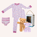 Unicorn Pajama with Bear Bundle