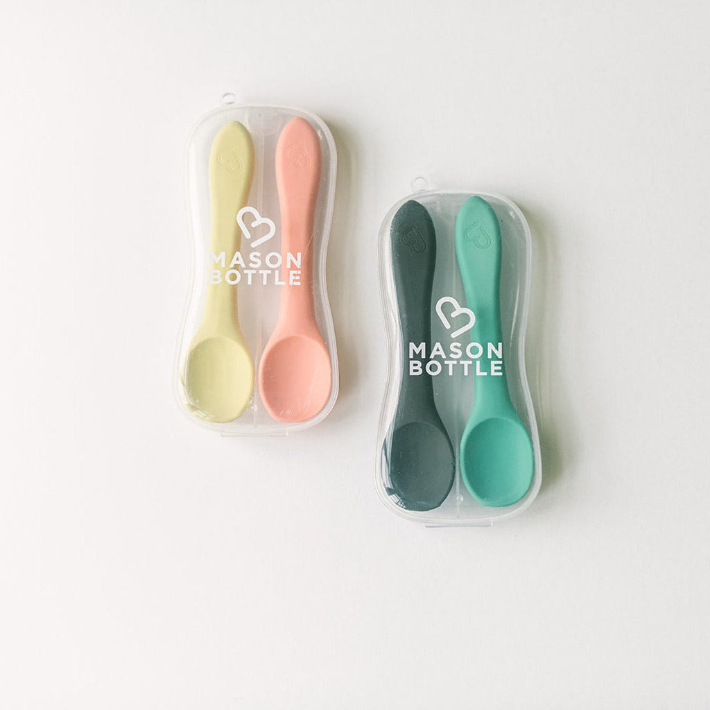 Silicone Spoon Set by Mason Bottle