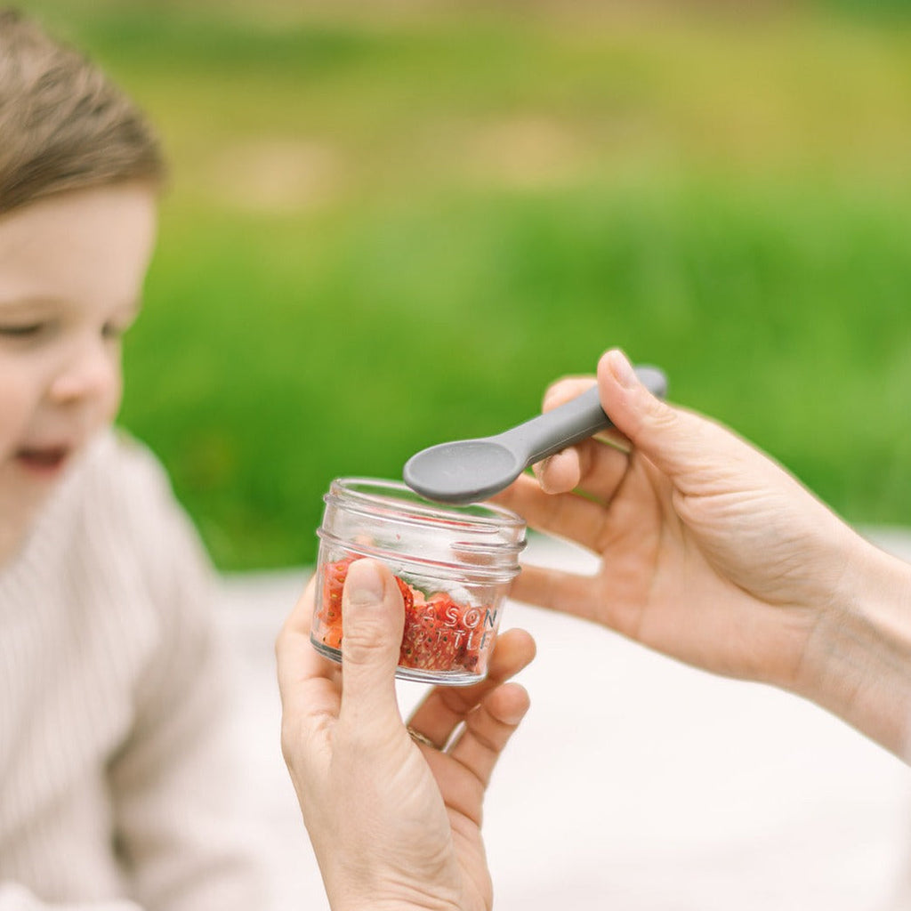 Silicone Spoon Set by Mason Bottle