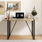 Table with Stylish Metal Frame