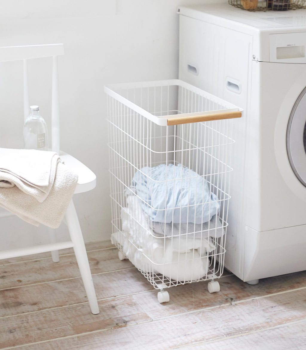 Rolling Wire Basket by Yamazaki Home