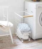 Rolling Wire Basket by Yamazaki Home