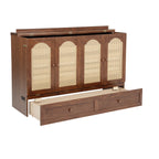Platform Murphy Bed Cabinet, QUEEN