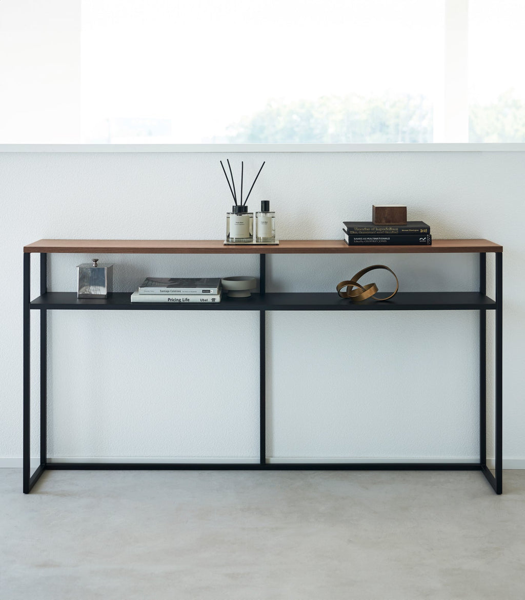 Slim Steel Console Table by Yamazaki Home