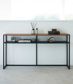 Slim Steel Console Table by Yamazaki Home