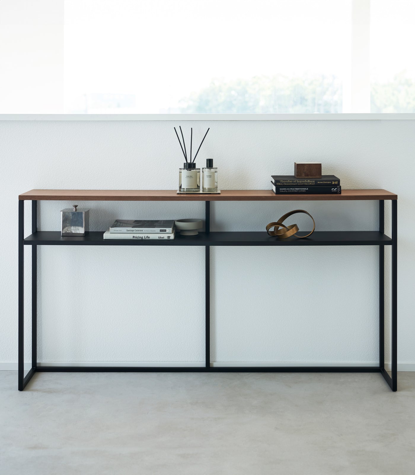 Slim Steel Console Table by Yamazaki Home