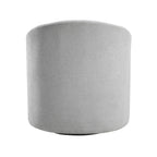 Light Gray Boucle Swivel Barrel Chair 1pc Solid Wood Durable Contemporary Living Room Furniture Luxurious Accent Seating