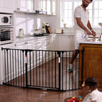 AdaptiZone | Extra Wide Mounted Baby Gate for Irregular Spaces by Babelio