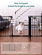 AdaptiZone | Extra Wide Mounted Baby Gate for Irregular Spaces by Babelio