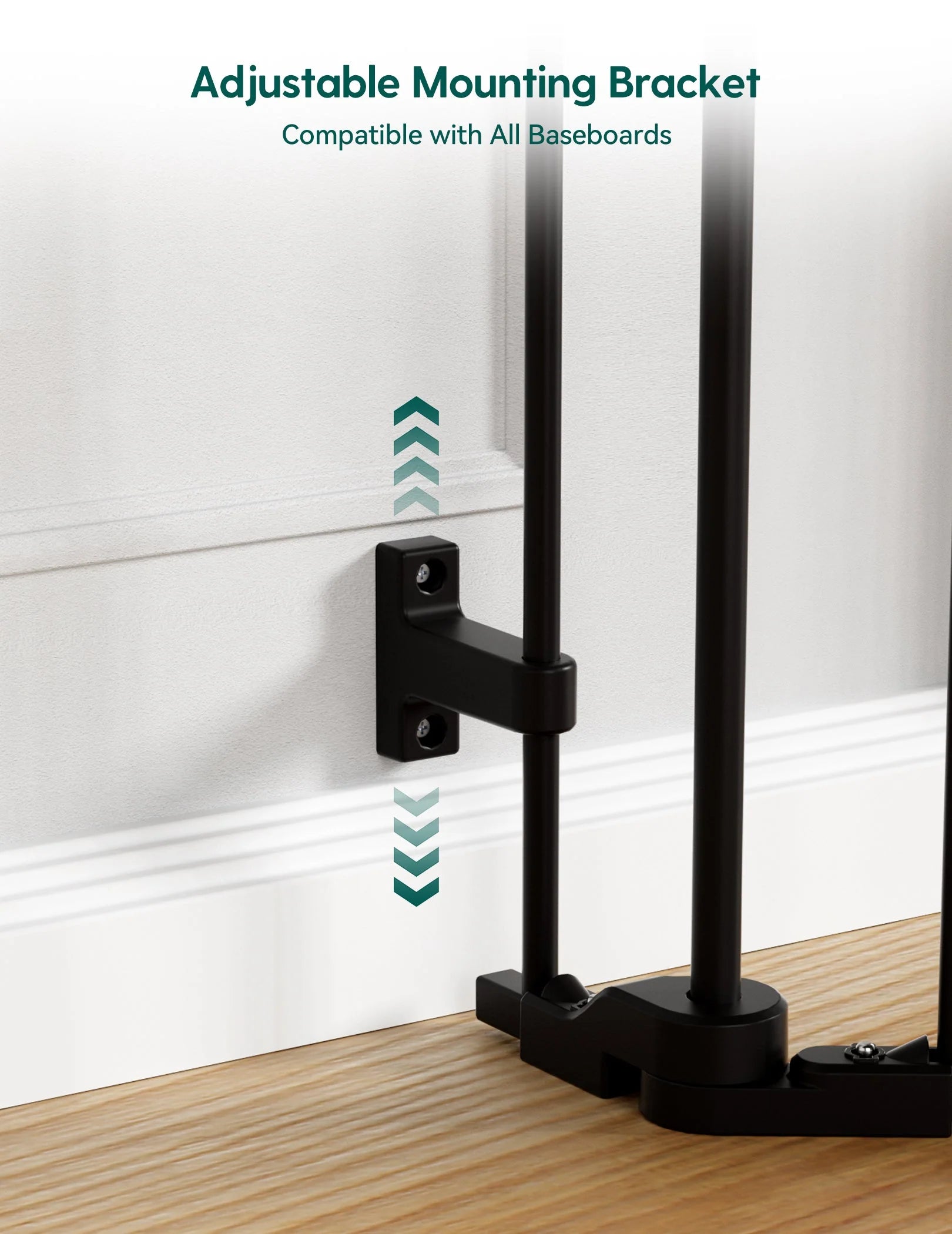AdaptiZone | Extra Wide Mounted Baby Gate for Irregular Spaces by Babelio