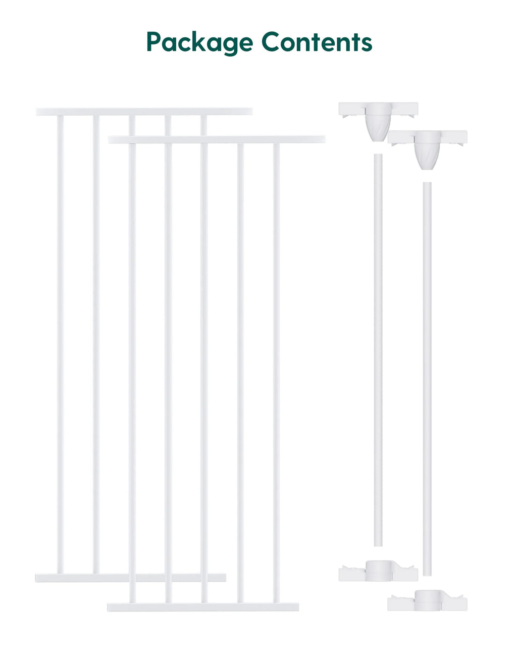 AdaptiZone | Extra Wide Mounted Baby Gate for Irregular Spaces by Babelio