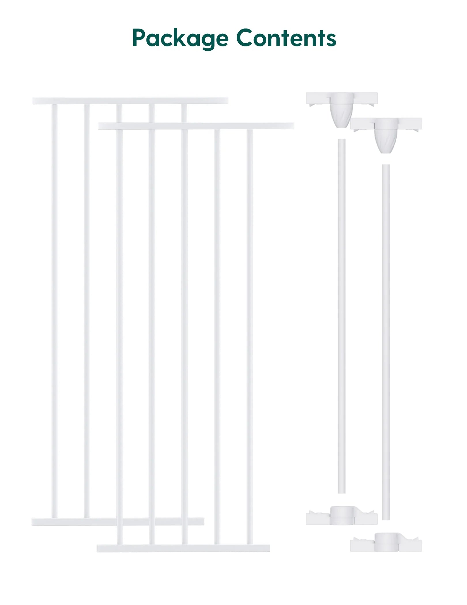 AdaptiZone | Extra Wide Mounted Baby Gate for Irregular Spaces by Babelio