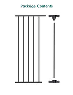 AdaptiZone | Extra Wide Mounted Baby Gate for Irregular Spaces by Babelio