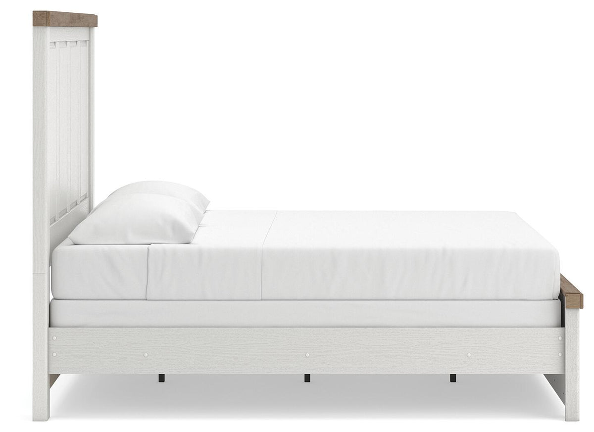 Savonport Farmhouse Panel Bed, Linen