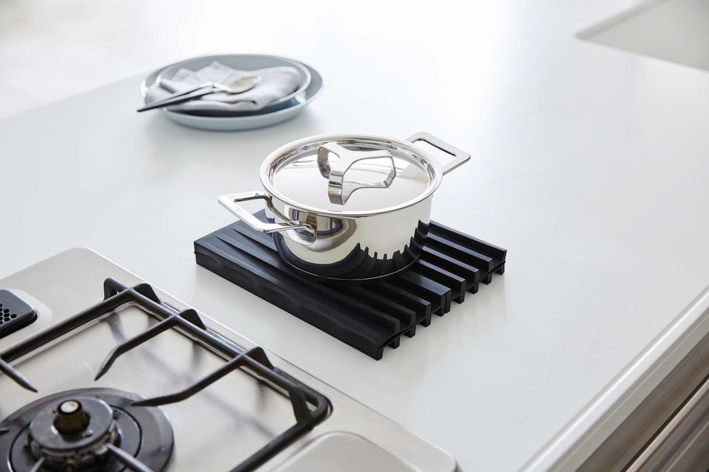 Folding Dish Mat-Pan Trivet by Yamazaki Home