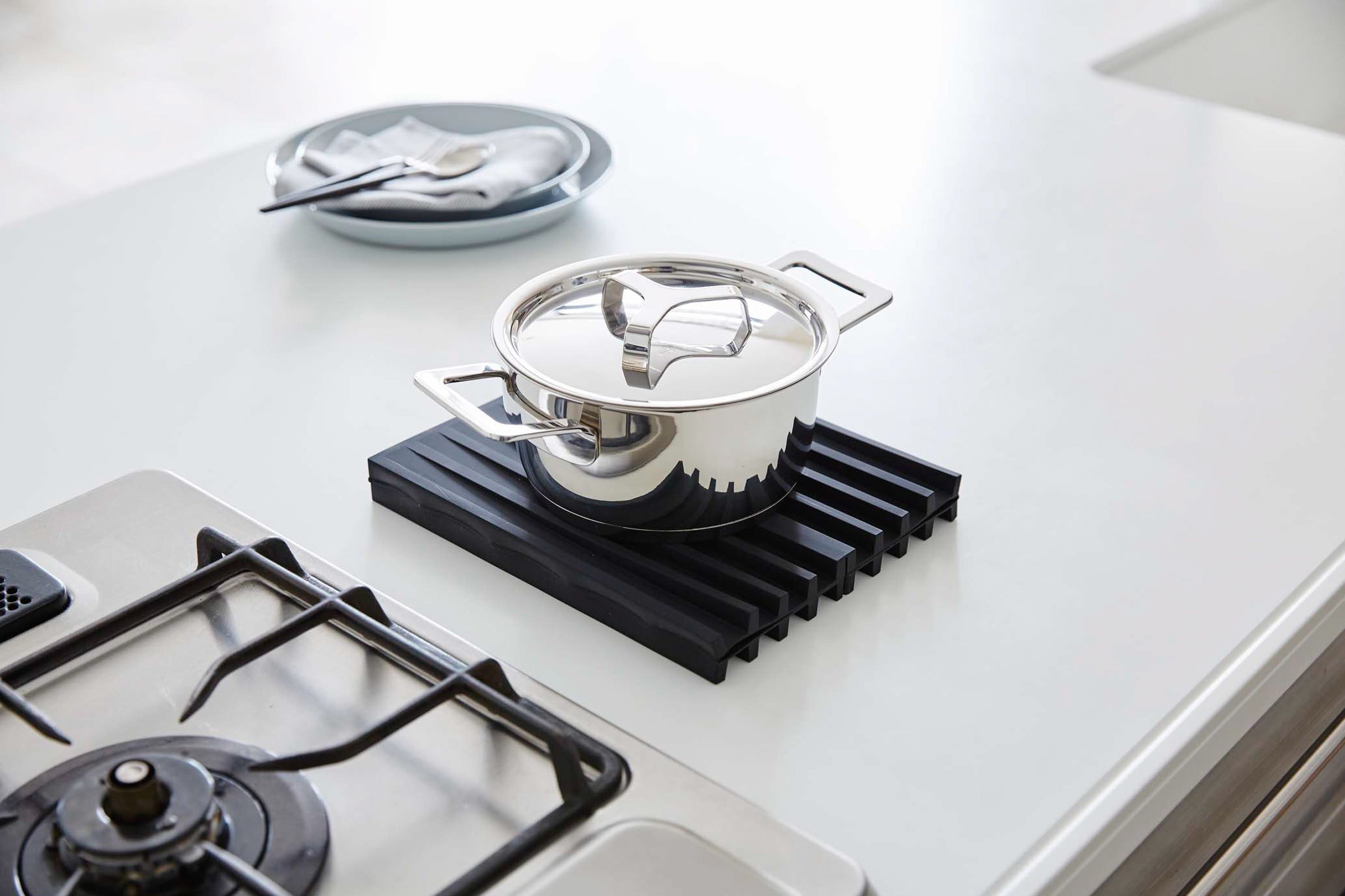 Folding Dish Mat-Pan Trivet by Yamazaki Home