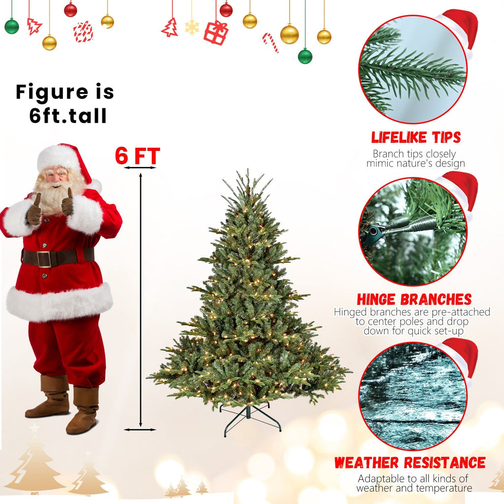 LED Evergreen Christmas Tree - 5 ft tall