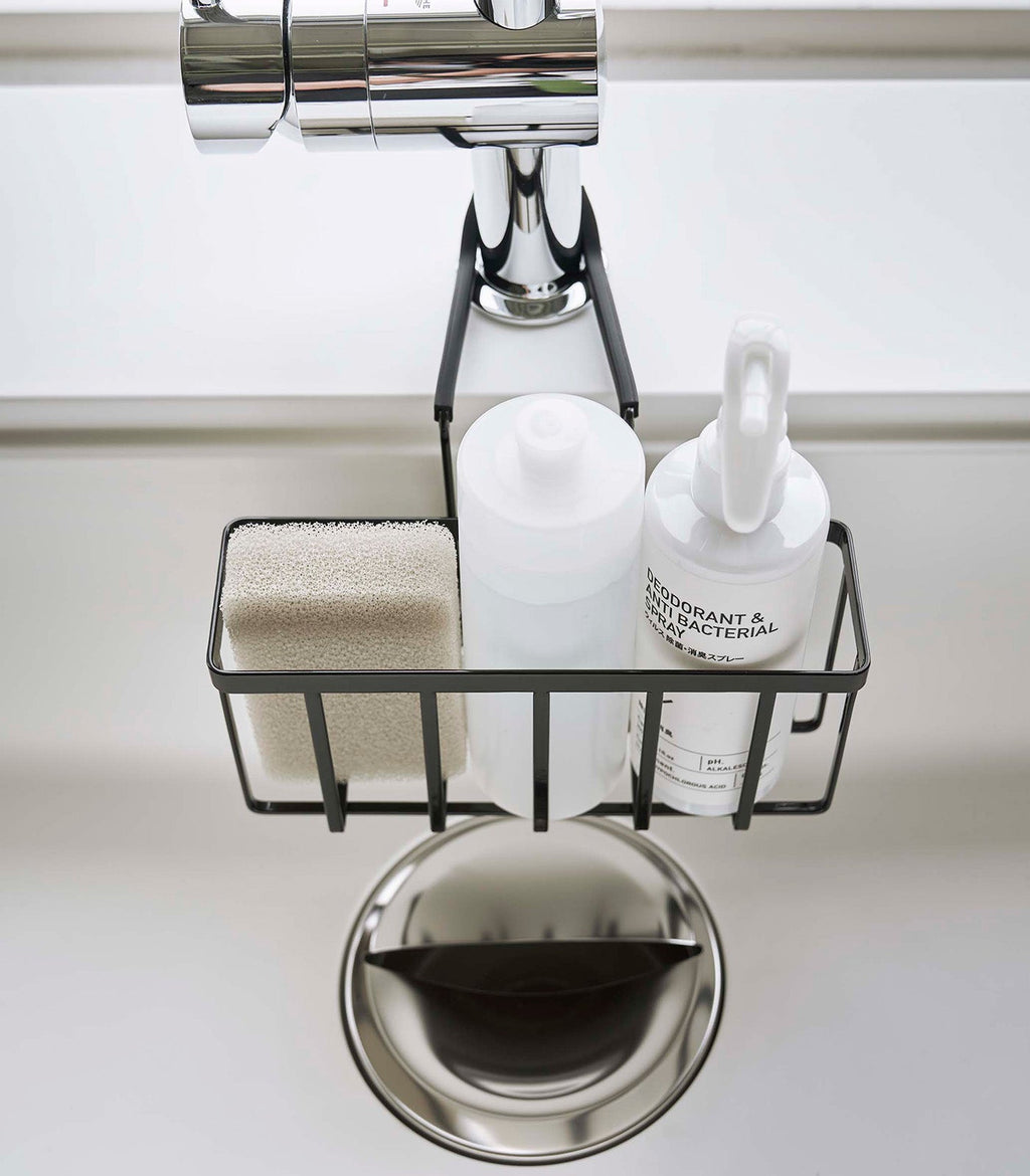 Faucet-Hanging Sponge Caddy by Yamazaki Home