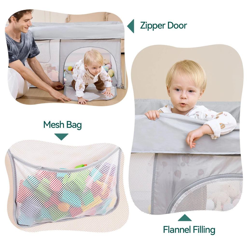 Indoor/Outdoor Baby Playpen by Babelio