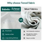 Cloud 2 Crib & Toddler Mattress with Tencel Cover  by Babelio