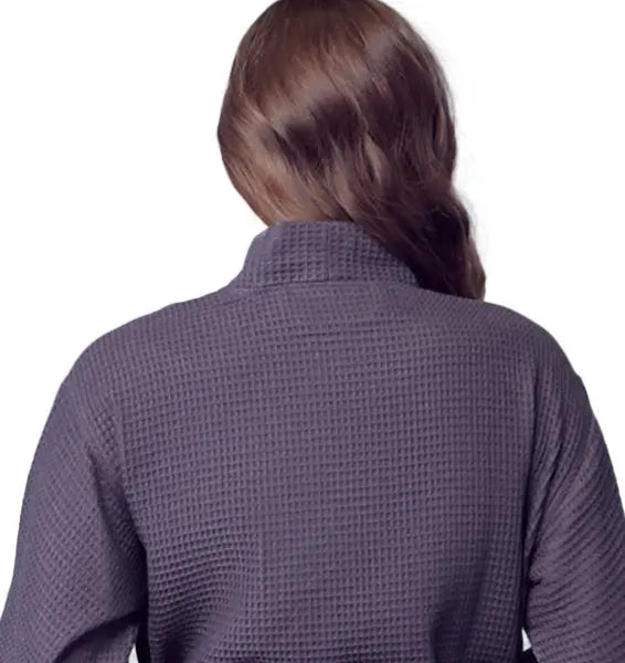 Waffle Spa Robe by Lotus Linen– Lightweight, Quick-Dry Spa Comfort