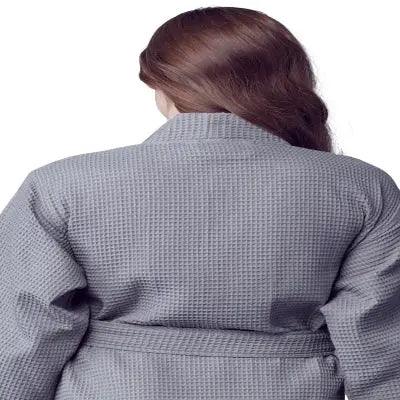 Waffle Spa Robe by Lotus Linen– Lightweight, Quick-Dry Spa Comfort