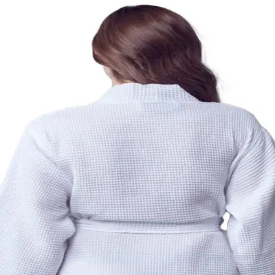 Waffle Spa Robe by Lotus Linen– Lightweight, Quick-Dry Spa Comfort
