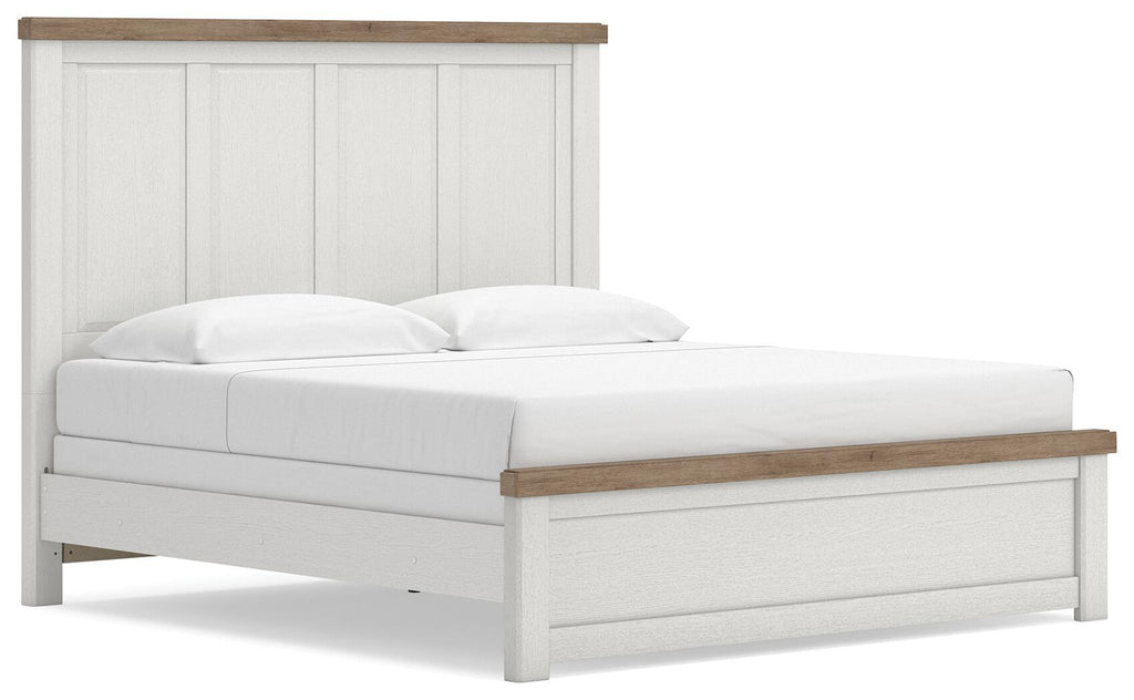 Savonport Farmhouse Panel Bed, Linen